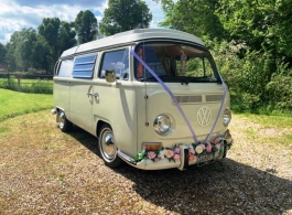 Campervan for wedding hire in Winchester